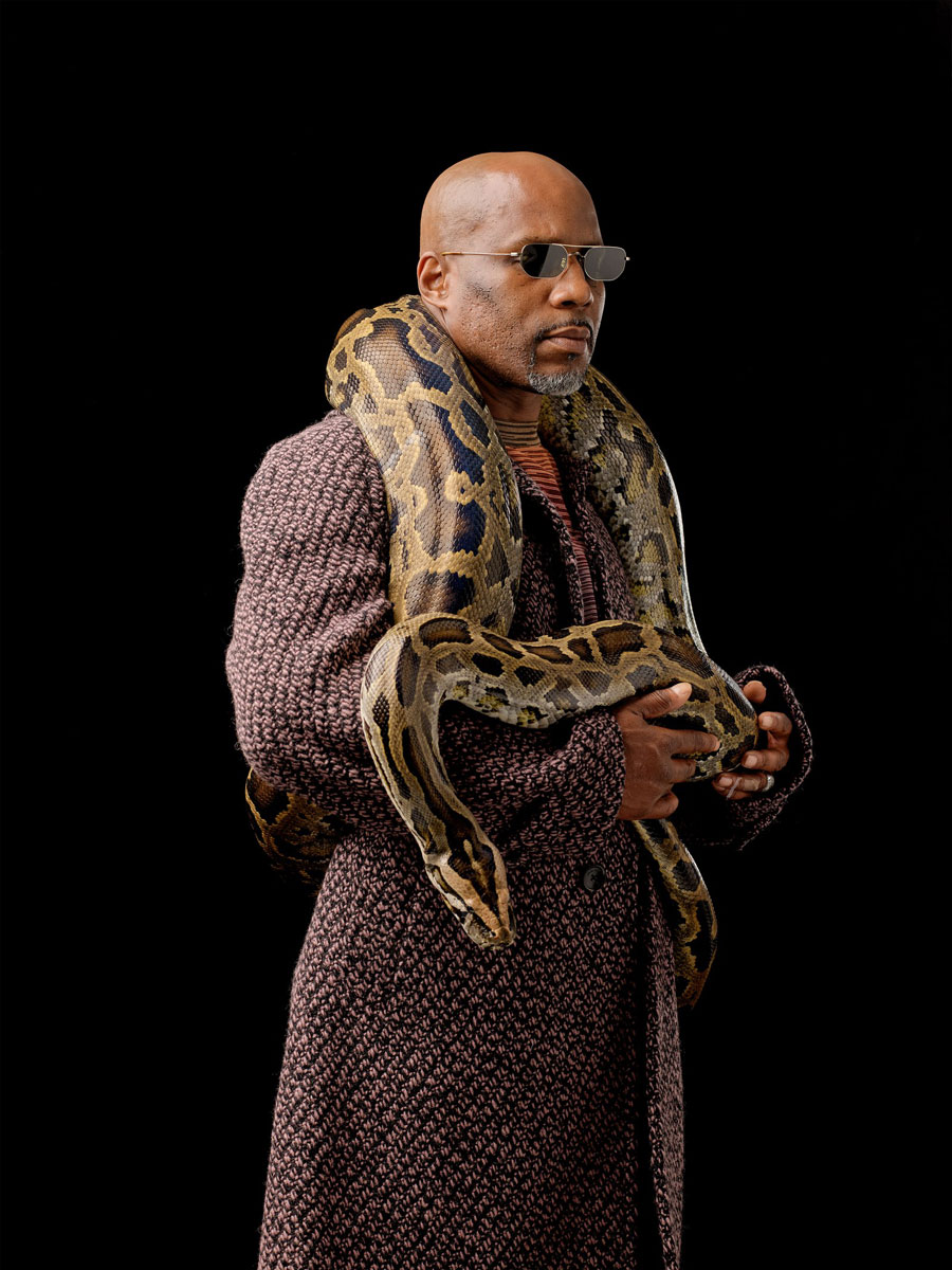 Reptiles & Amphibians: GQ Magazine, DMX, Boa Snake