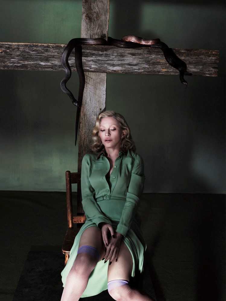 Reptiles & Amphibians: Interview Magazine, Madonna, Black Rat Snakes