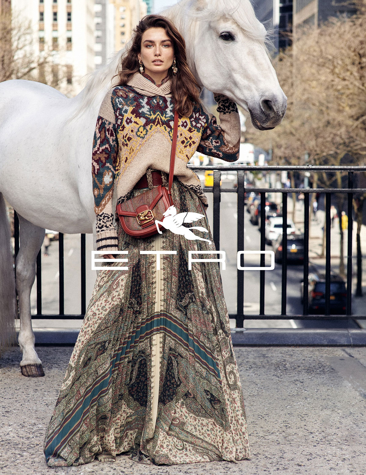 Etro, white horse