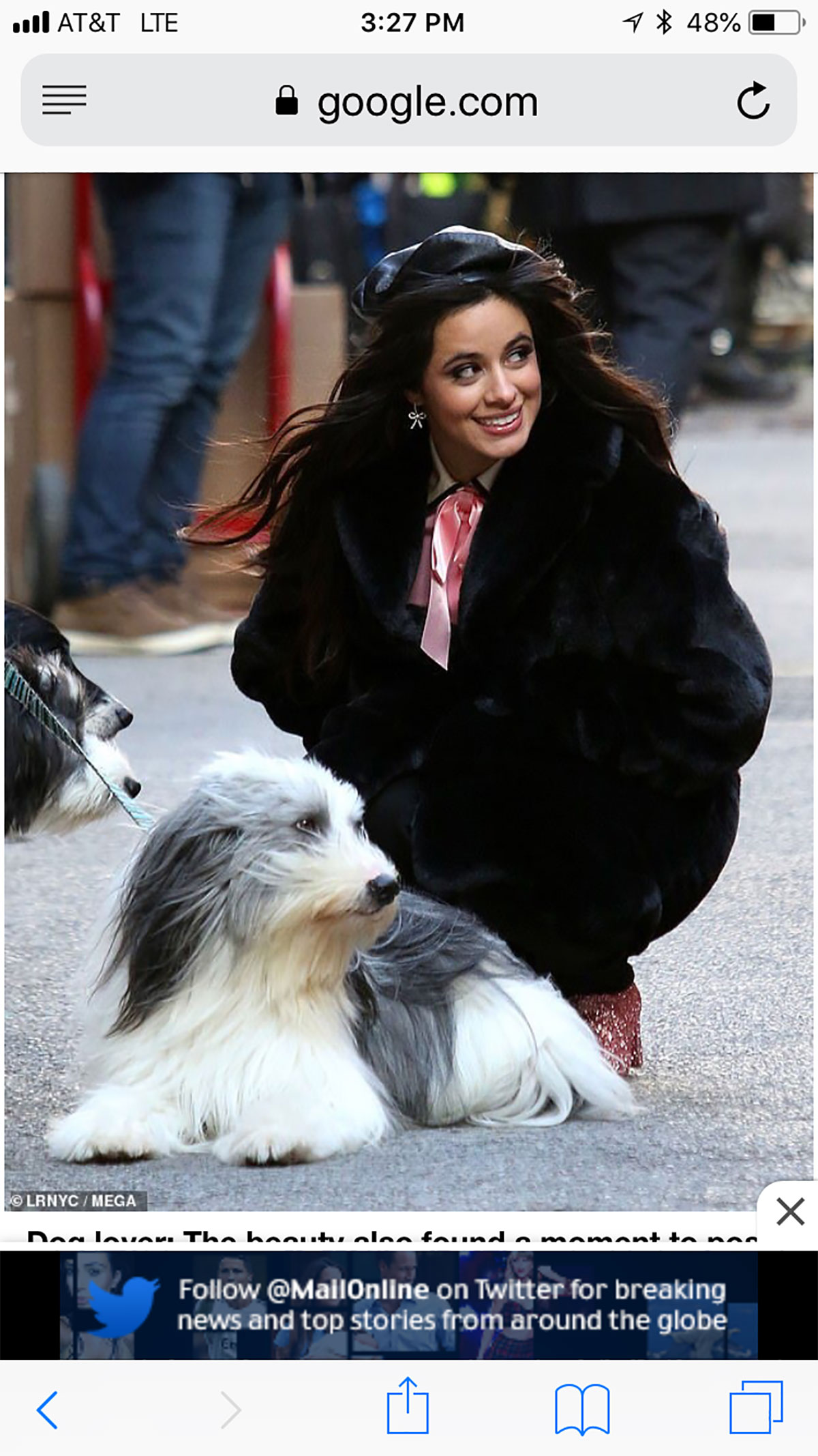 Mastercard, Camila Cabello & dogs